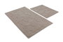 Mijölnir Juego de alfombrillas de baño Lino - Mink Multicolor
